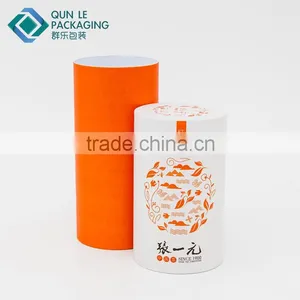 Custom Logo Biodegradable Cardboard Paper Tube Packaging for Tea thumbnail-1