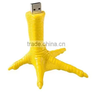 Funny Cartoon Shape Chicken Paw Design Usb Flash Drive Escrow thumbnail-1