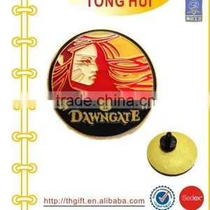Soft Enamel Finish Custom Painted Lapel Pin thumbnail-1