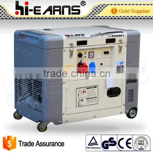 New 6KW Silent Three Phase Open Cover Diesel Generator Price thumbnail-2