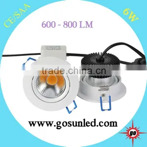 High Quality 6w High Powerful Led Round Downlight thumbnail-1