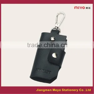 2015 Popular Commercial Promotional Customized Made Genuine Leather Key Wallet thumbnail-2
