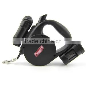 Wholesale Cheap Plain Color Smart Lighted Retractable Dog Leash thumbnail-2