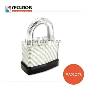 Dual Locking Keyed Different Laminated Steel Keyed Padlock thumbnail-3