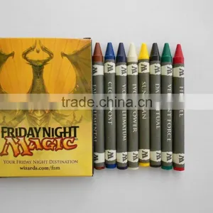 8 Colors Non Toxic Wax Crayon With Promotion Packing & Magic Crayon thumbnail-1