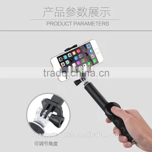 USAMS Extendable Aluminium Handheld Monopod Phone Holder Self-timer Bluetooth for IOS Android Phone 5.5 MT-2713 thumbnail-1