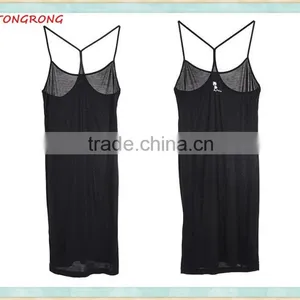 Fashion Sexy Spaghetti Strap Long Vest thumbnail-1