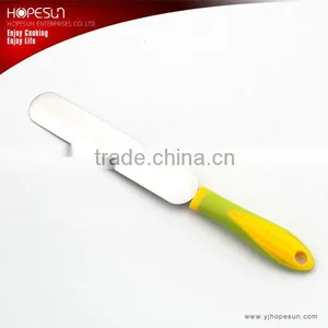 New Design Cake Decorating Tool Long Stainless Steel Cake Knife With Plastic Handle thumbnail-3