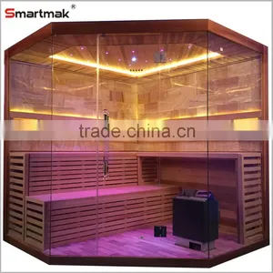 6 Person Fat Burning Hemlock Domestic Sauna Room thumbnail-1