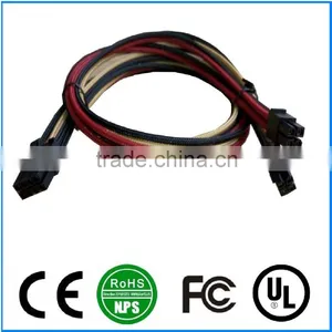 OEM/ODM 8pin Male to 4+4 Pin Female ATX Power Adapter Extension Cable,8pin Wiring Harness thumbnail-1