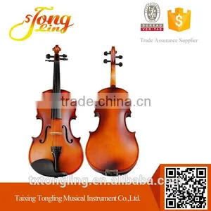 Flamed Matt Violin Pattern Ebony or Jujube Brand Violin 4/4 TL003-3B thumbnail-1