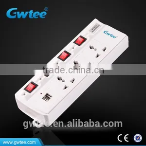 6 Way us Standard Residential Universal Socket Outlet With Indicator thumbnail-2