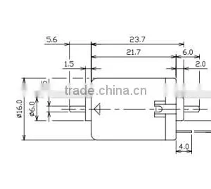 Massage Chair/Printer/Home Appliance DC Brush Motor 16mm DC 12V/5V thumbnail-2