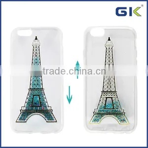 [GGIT] New Arrival Eiffel Tower Liquid Cover Mobile Phone Case for IPhone 6 Quality Choice thumbnail-1