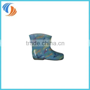 New PVC Dinosaur Blue Kids Rain Boots thumbnail-1
