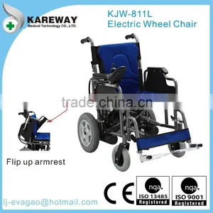 Simple Cheap Price Electric Power Wheelchair thumbnail-2