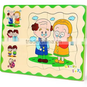 Hot Selling Wooden People's Upgrowth Kids Puzzle Toys thumbnail-1