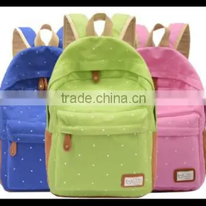 Multi Colores Bags Type Canvas Material Candy Color Backpack thumbnail-1