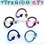 Titanium G23 Anodized Spiral Twister thumbnail-1