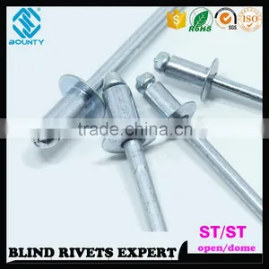 ISO 15980 STEEL RIVET BODY STEEL MANDREL CSK STEEL BLIND RIVETS thumbnail-5