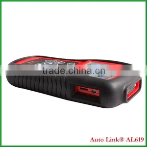 Original Autel AutoLink AL619 OBDII CAN ABS and SRS Scan Tool Update Online Fast Express Shipping thumbnail-1