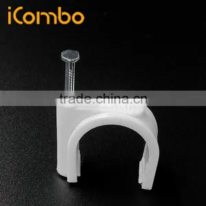 25mm Cable Hooks Steel Wire Organizer Electrical Wire Clips Clamp thumbnail-1