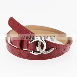 Women's pu Women Fashion pu Leather Belts With Shiny Shiny Accessorie thumbnail-2