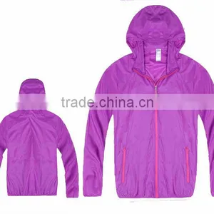 Womens Nylon Windbreaker Jackets thumbnail-1