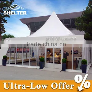 10*10m Span Aluminum Structure Glasswall Polygonal Clear Roof Tent for Events Parties Weddings thumbnail-1