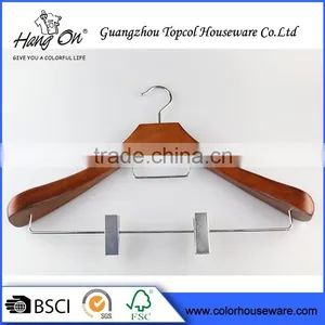 Durable Wood Hanger for Clothes Vintage Coat Wooden Hanger thumbnail-1