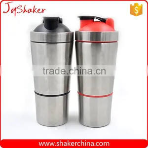 Custom Design Steel Protein Shaker,700+200ML Stainless Steel Protein Shaker Cup Quality Choice thumbnail-4