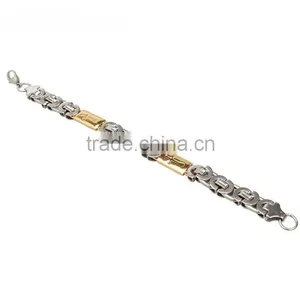 Kindy Jewelry JCB0228 Punk Style Fashion Bracelet Men 316l Stainless Steel Supplier's Choice thumbnail-4