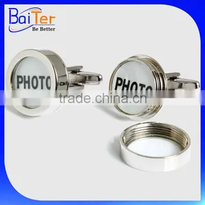 Stainless Steel Cufflinks Blanks,Wholesale Men Shirt Stainless Steel Blank Cufflinks Quality Choice thumbnail-2