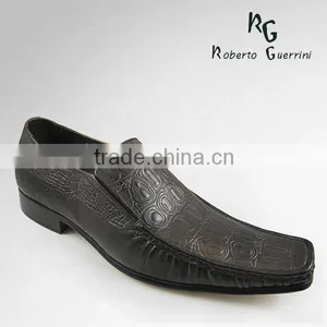 Latest Collection Fashion Animal Leather Men Shoe thumbnail-1