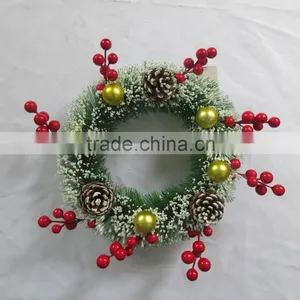 30cm Green Decoration Christmas Wreath /wholesale Christmas Decoration thumbnail-1
