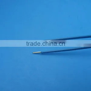 Bipolar Bayonet Forceps 8.5" Gold Tip W/Cord ReUsable Electrosurgical Instrument thumbnail-5