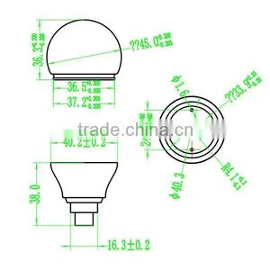 3W 4W 5W Led Bulb Heat Sink thumbnail-3