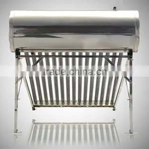 100L Non-Pressurized Solar Hot Water Heater With Square Pipe Frame thumbnail-3