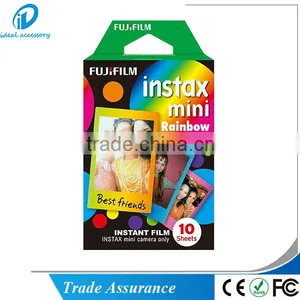 Fuji Fujifilm Instax Mini Rainbow 10 Films 7 7s 8 20 25 Polaroid thumbnail-2