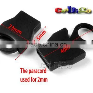 5/64"(2mm) Sliding Rope Clamp Cord Lock Stopper For Strings Or Paracord #FLS101 thumbnail-1