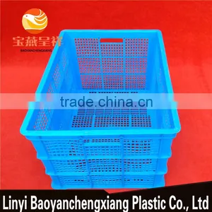 833x621x480mm Rectangular Plastic Basket for Turnover Transportation thumbnail-3