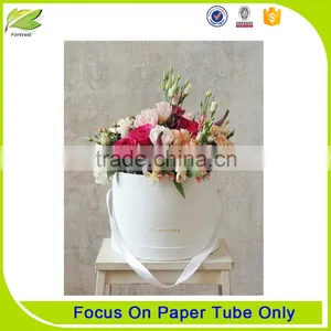 Rigid Elegant Flower Round Box thumbnail-1