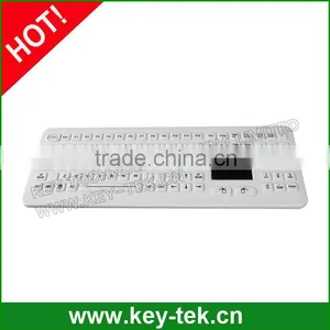 IP68 Industrial Silicone Keyboard/Medical Keyboards/waterproof Keyboards With Touchpad thumbnail-1