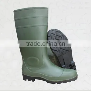Multicolor Safety PVC Rain Boots Wellington Long Boots Wholesale for Men thumbnail-1