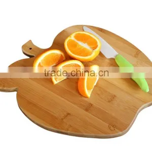 Totally Bamboo Big Apple Shape Cutting and Serving Board High Quality Cutting Board thumbnail-1