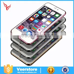 New Arrival Twill Pattern Electroplate TPU Case for IPhone 6 Tpu Mobile Phone Case thumbnail-2