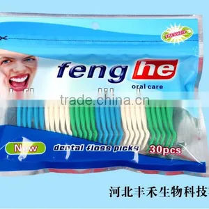 Patented Y-shape Dental Floss Pick With ABS Handle Factory thumbnail-3