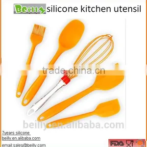 Whosale Kitchen Utensils Food Grade Approved Silicone Spatula Set For Baking thumbnail-1
