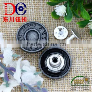 Fashion Cutom Metal Zinc Alloy Button for Jacket Garment thumbnail-1