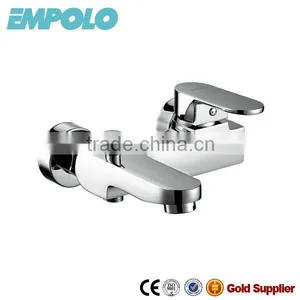 New Chrome Brass Long Spout Waterfall Bathtub Faucet 11 3101 thumbnail-1